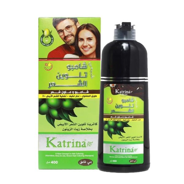 شامبو صبغة شعر بني غامق