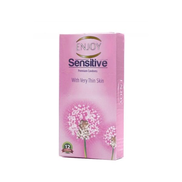 انجوي واقي ذكري سينستيف  12 قطعة