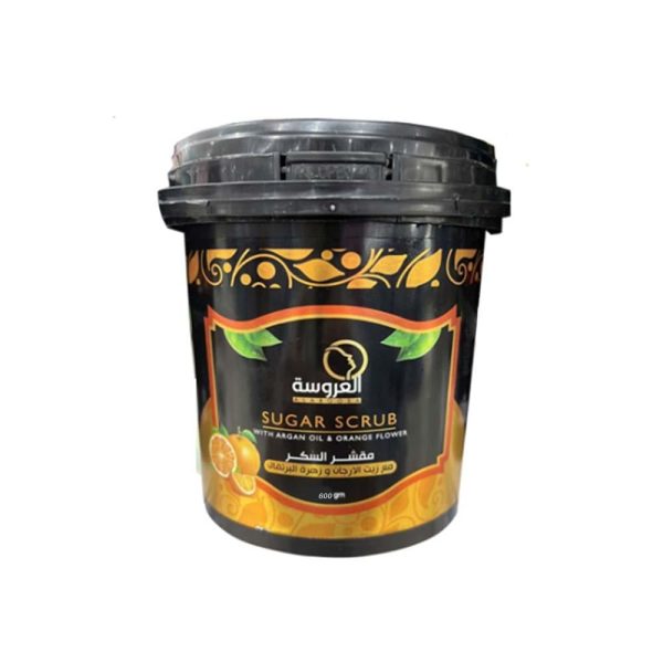 مقشر السكر بزيت الأرغان وزهرة البرتقال