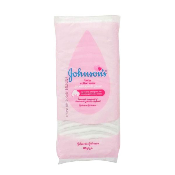 جونسون القطن المقطع للأطفال - 80 جم