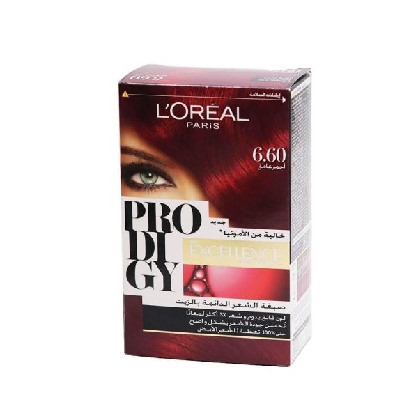 لوريال باريس بروديجي صبغة شعر - أحمر غامق 6.60