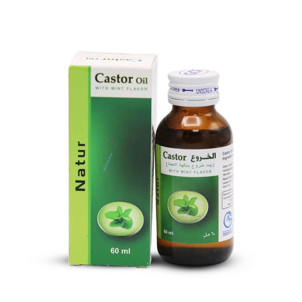 زيت خروع بنكهة النعناع