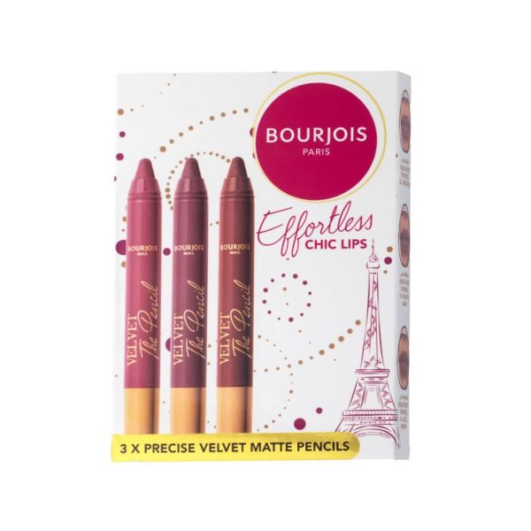 برجوا مجموعة أقلام الشفاه المخملية غير اللامعة