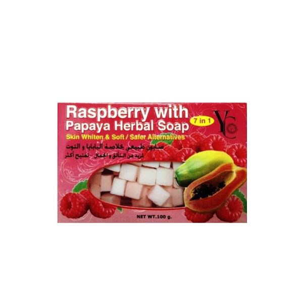 واي سي صابون بخلاصة البابايا والتوت - 100 جم