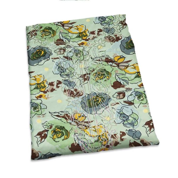 قماش مخور حرير سادة