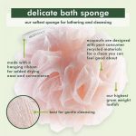 ⁦ايكوتولز اسفنجة استحمام ناعمة ايكوبوف زهري⁩ - الصورة ⁦4⁩