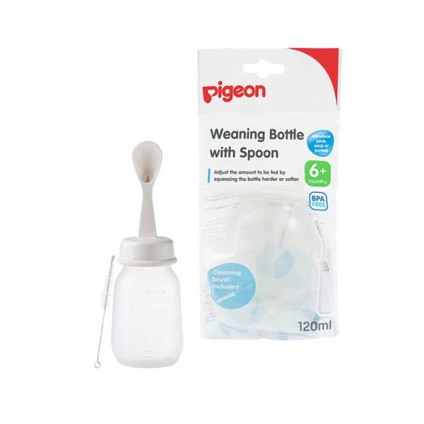 بيجون رضاعة فطام مزودة بملعقة +6 شهر - 120مل