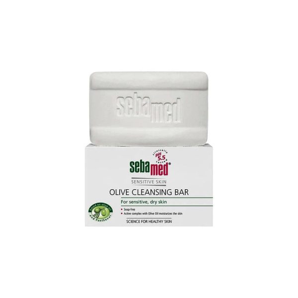 سيباميد قطع تنظيف بالزيتون للبشرة الحساسة والجافة - 150 جم