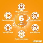 ⁦ليسترين حماية كاملة للفم غسول الفم توتال كير بخلاصة المسواك -250مل⁩ - الصورة ⁦5⁩