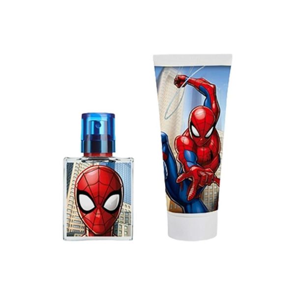 مجموعة سبايدر مان للأطفال (عطر او دى تواليت 30مل + جل استحمام 70مل)