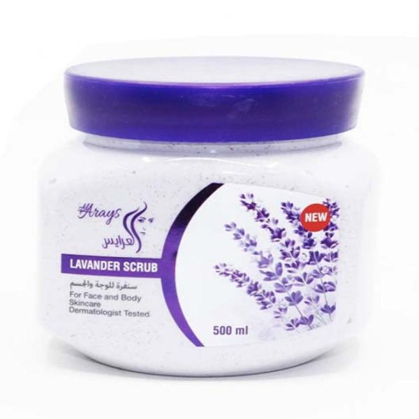 العرايس مقشر الجسم الطبيعي بالافندر   المضاد للشيخوخة 500  مل