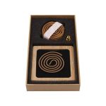 ⁦بخور بوسيدين A8 عيدان بخور عود كمبودي مع مبخرة خشبية - 10 لفة⁩ - الصورة ⁦2⁩