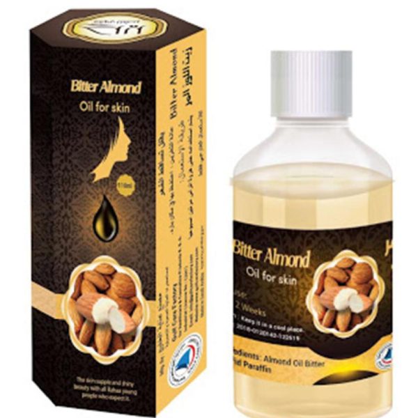 زيت لنعومة البشرة باللوز المر