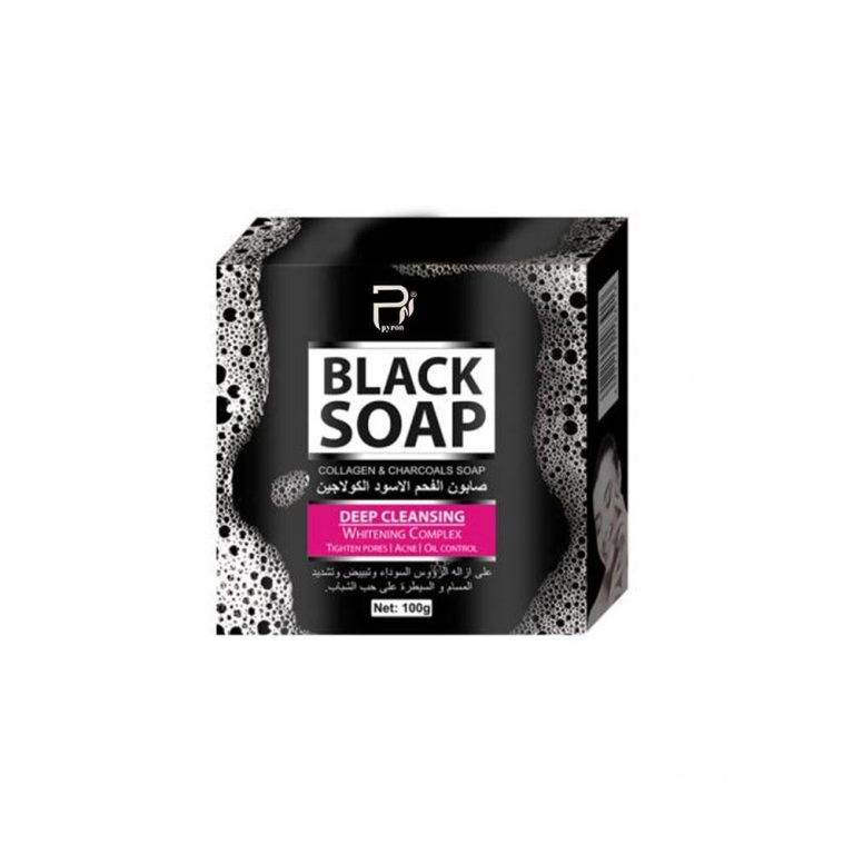 صابون فحم أسود وكولاجين