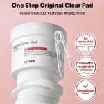 ⁦كوسركس وسادات قطنية اوريجينال كلير للعناية بالبشرة - 70 وسادة⁩ - الصورة ⁦5⁩