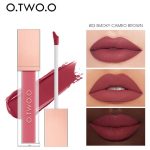 ⁦او تو او احمر شفاه سائل مطفي مقاوم للماء 03 سموكي كاميو براون 5 جم⁩ - الصورة ⁦2⁩