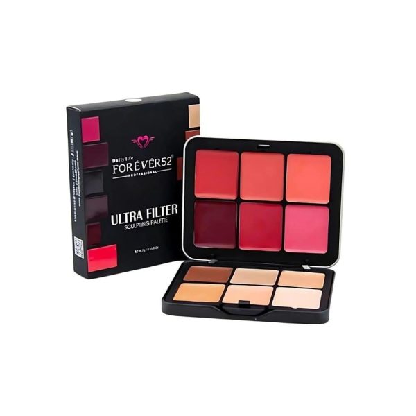 باليت كريم أساس وأحمر خدود