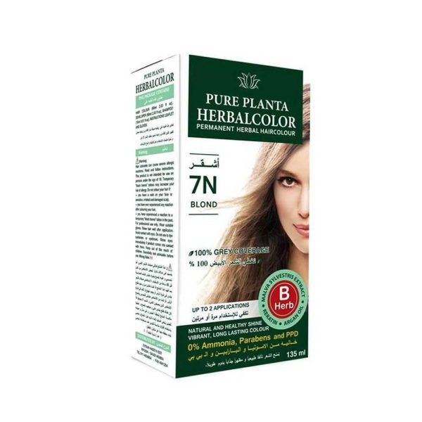 بيور بلانتا صبغة شعر طبيعية - اشقر 7N