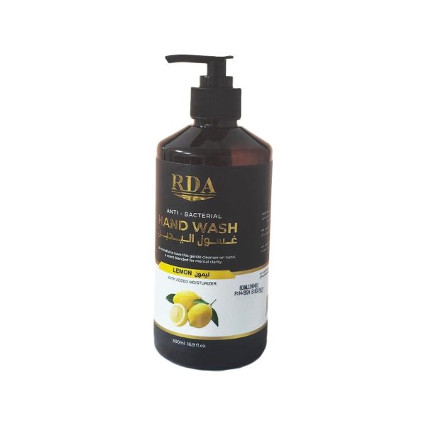غسول اليدين برائحة الليمون