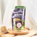 ⁦اي بون مقشر بملح حريري أبيض لحب الشباب مانغوستين سنتل 350 جرام⁩ - الصورة ⁦2⁩