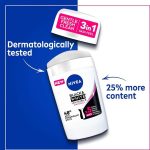 ⁦نيفيا مزيل عرق ستيك بلاك اند وايت انفيزبل اورجينال للنساء - 50 مل⁩ - الصورة ⁦2⁩