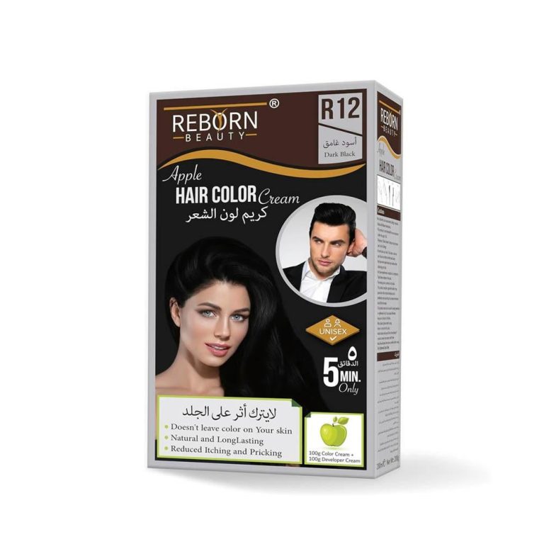 كريم صبغة الشعر أسود غامق ريبورن بيوتي