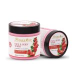 ⁦لينا روز صنفرة للوجه والجسم بالفراولة - 500 مل⁩ - الصورة ⁦2⁩