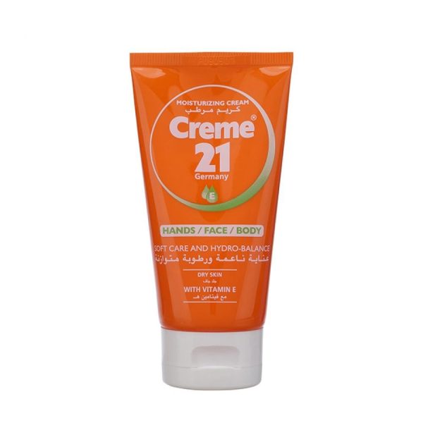 كريم 21 كريم مرطب للجلد الجاف فيتامين هـ 75 مل