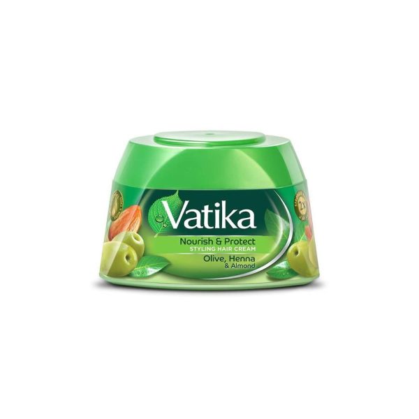 فاتيكا كريم تصفيف الشعر يغذي ويحمي بالزيتون والحناء واللوز - 140مل