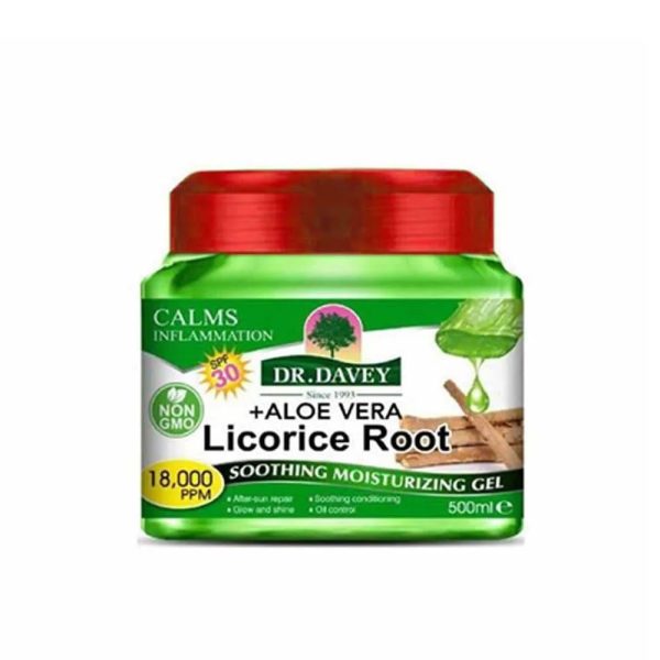 دكتور ديفي جل مرطب للبشرة بخلاصة عرق السوس والصبار - 500 مل