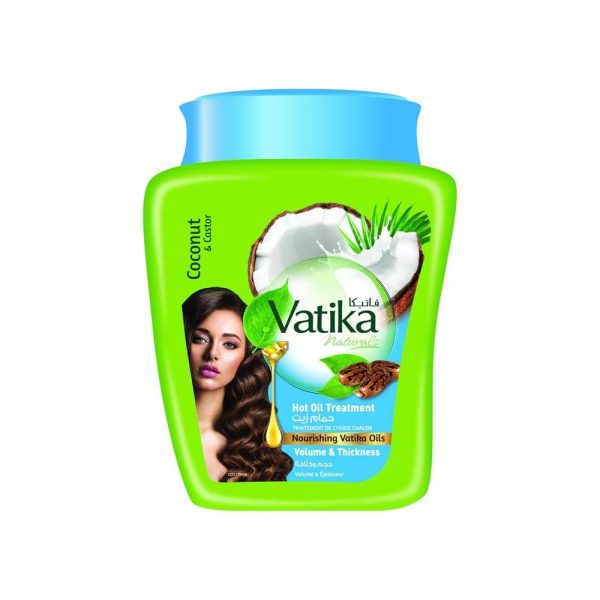 فاتيكا حمام زيت بجوز الهند والخروع لتكثيف الشعر زيادة وسماكة - 500 جم