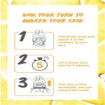 ⁦غارنييه قناع منديل للوجه مزود بجرعة فيتامين سي للبشرة المرهقة والباهتة  بخلاصة الأناناس 15جم⁩ - الصورة ⁦2⁩