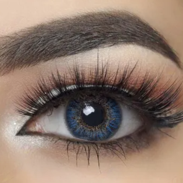 عدسات لاصقة يومية أزرق حديث