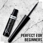 ⁦ريميل لندن جلام ايز قلم الكحل السائل 001 بلاك جلامور - 3.5 مل⁩ - الصورة ⁦2⁩