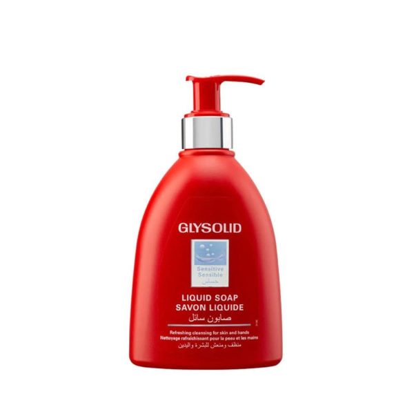جليسوليد صابون سائل منظف لطيف للبشرة واليدين - 300 مل