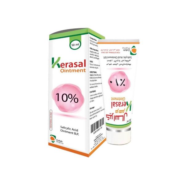 دلة فارما كيراسال مرهم حمض الساليسيليك 10%  50 مل