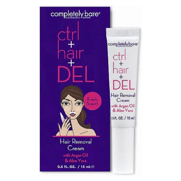 كومبليتلي بير كريم ازالة شعر الوجه بزيت الأجان والصبار - 15 مل