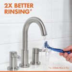 ⁦جيليت بلو 3 كومفورت شفرات حلاقة للرجال 3 شفرات - 3 قطع⁩ - الصورة ⁦6⁩