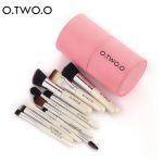 ⁦او تو او مجموعة فرش متنوعة للمكياج بحافظة اسطوانية⁩ - الصورة ⁦4⁩