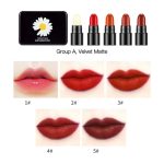 ⁦هنج فانج مجموعة احمر شفاه ديزي ميك اب ستيك 5 لون رقم 9106A⁩ - الصورة ⁦3⁩