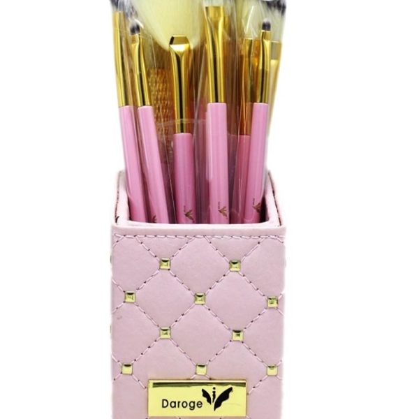 داروج مجموعة فرش مكياج 12 قطعة DG-808