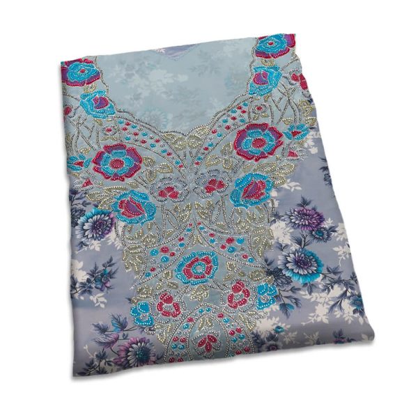 قماش حرير اندونيسي مطرز كريستال