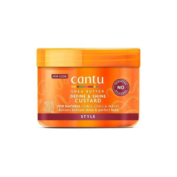 كانتو زبدة الشيا ديفين آند شاين كاسترد لتجعيد ولمعان الشعر - 340 جم