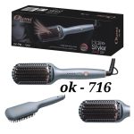 ⁦اوكيما فرشاة  شعر ومكواة سيراميك  2 في 1 بتقنية الأيونات  OK-716⁩ - الصورة ⁦6⁩