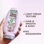 ⁦غارنييه ألترا دوكس بلسم منعم خالي من السيليكون للشعر الطويل - 360 مل⁩ - الصورة ⁦3⁩