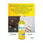 ⁦اكوا كير صابون سائل لليدين مضاد للبكتيريا بالليمون - 475 مل⁩ - الصورة ⁦2⁩