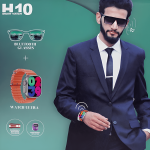 واتش الترا ساعة ذكية رجالية مع نظارة بلوتوث + باور بانك - H10