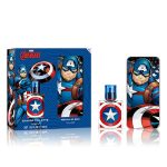 ⁦مجموعة كابتن أمريكا للأطفال (عطر او دى تواليت 30مل + مقلمة معدنية)⁩ - الصورة ⁦2⁩