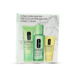 كلينيك مجموعة العناية بالبشرة شديدة الجفاف رقم 1 - 3 قطع