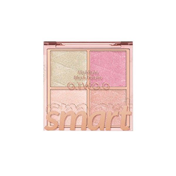 باليت إضاءة وأحمر خدود خوخي